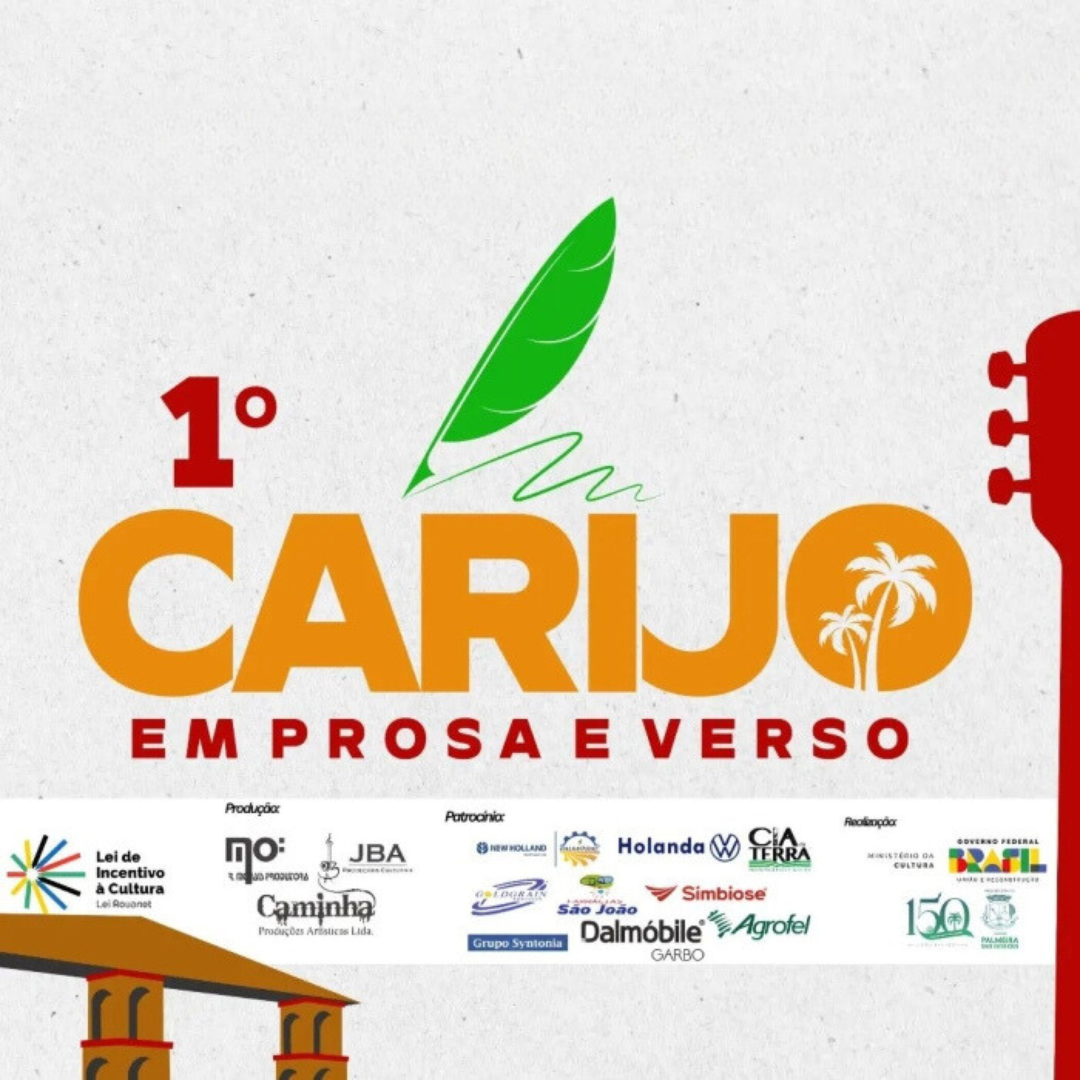 1º Carijo em Prosa e Verso acontece nesta segunda-feira (24)