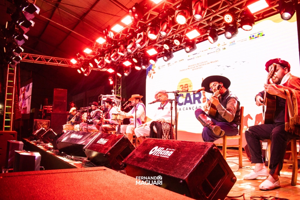 São conhecidas as músicas classificadas para a final do 38º Carijo da Canção Gaúcha