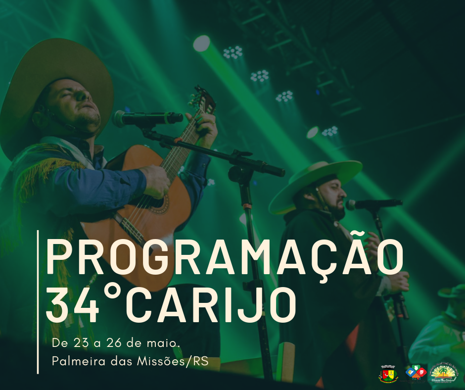 Divulgada a programação do 34° Carijo da Canção Gaúcha